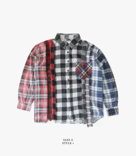 7 Cuts Flannel Shirt – Assorted