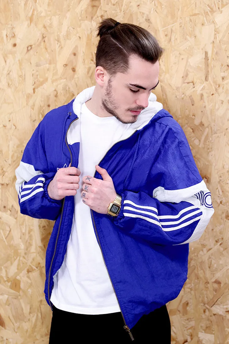 Adidas Blue Hooded Jacket