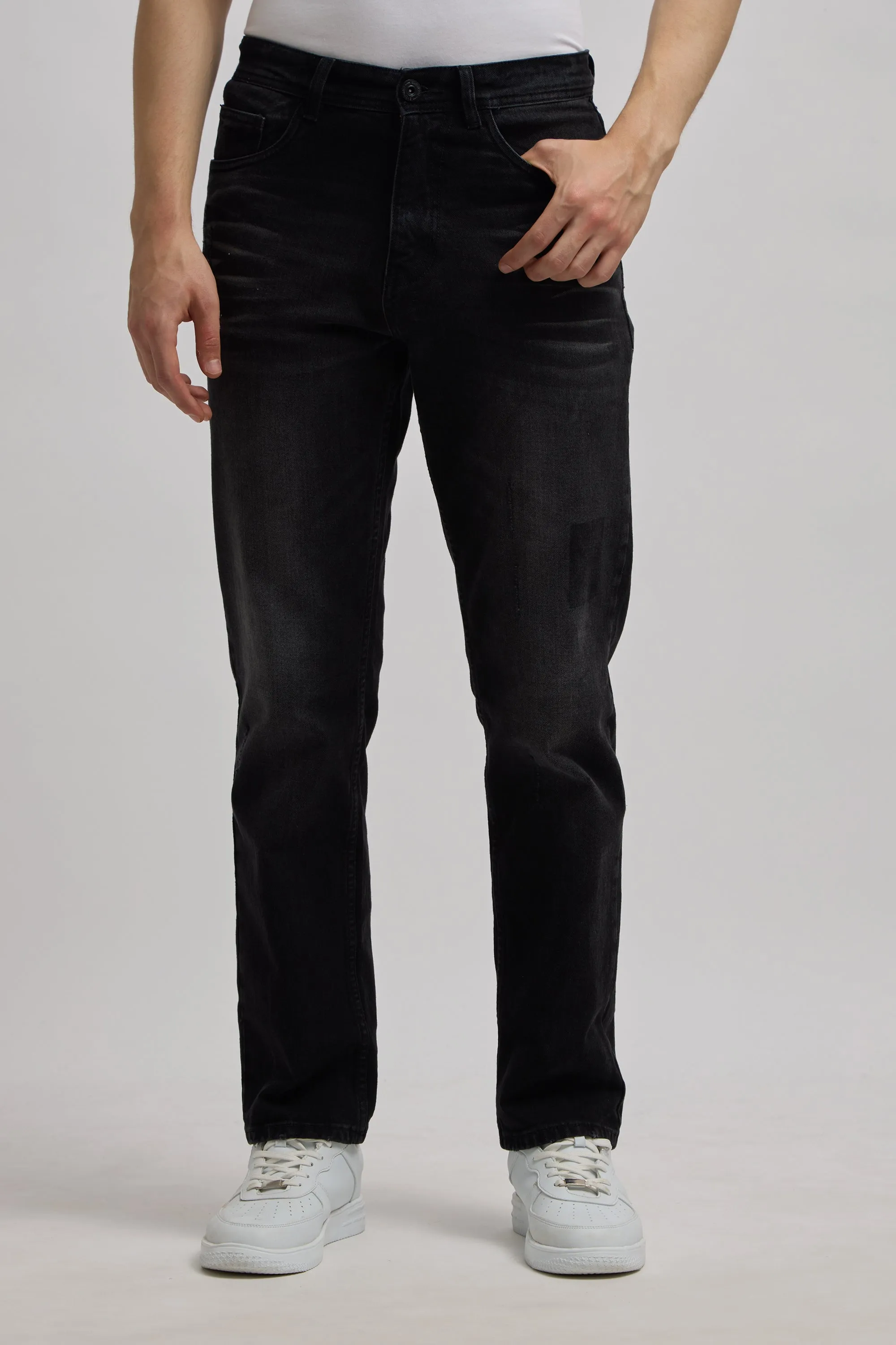 Aura - Slim Fit Jeans - Black