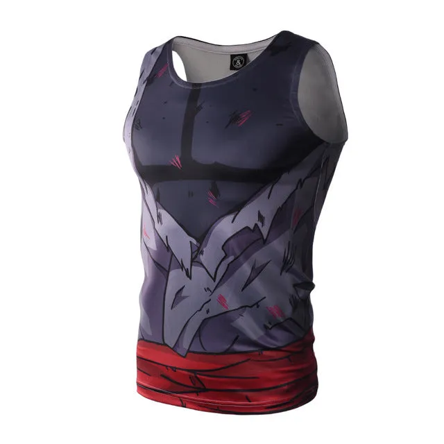 Bodybuilding Armour Dragon Ball Tank Tops Men Anime Tops Naruto vest Fitness Tops Tees super saiyan singlets ZOOTOP BEAR