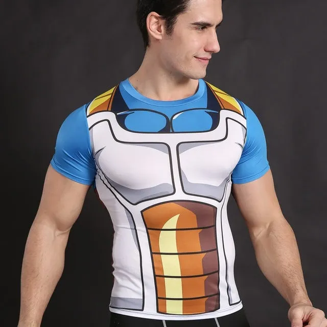 Bodybuilding Armour Dragon Ball Tank Tops Men Anime Tops Naruto vest Fitness Tops Tees super saiyan singlets ZOOTOP BEAR