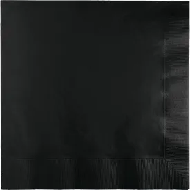 Bulk Pack of 100 Black Velvet Luncheon Napkins 2Ply