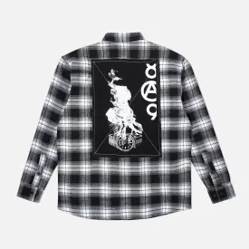 Burning Time Flannel Black