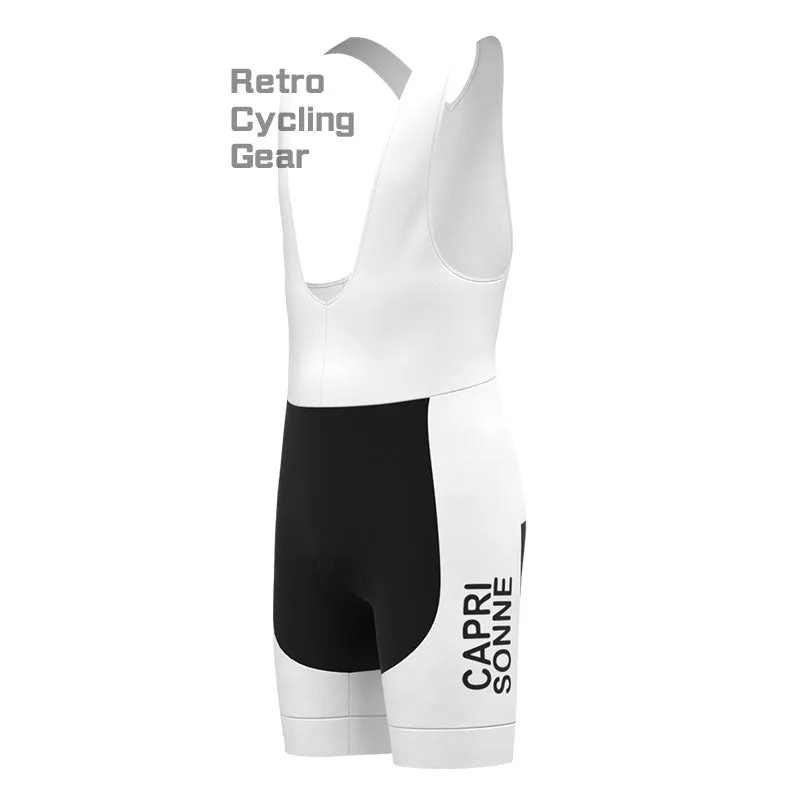 CAPRI White Retro Long Sleeve Cycling Kit