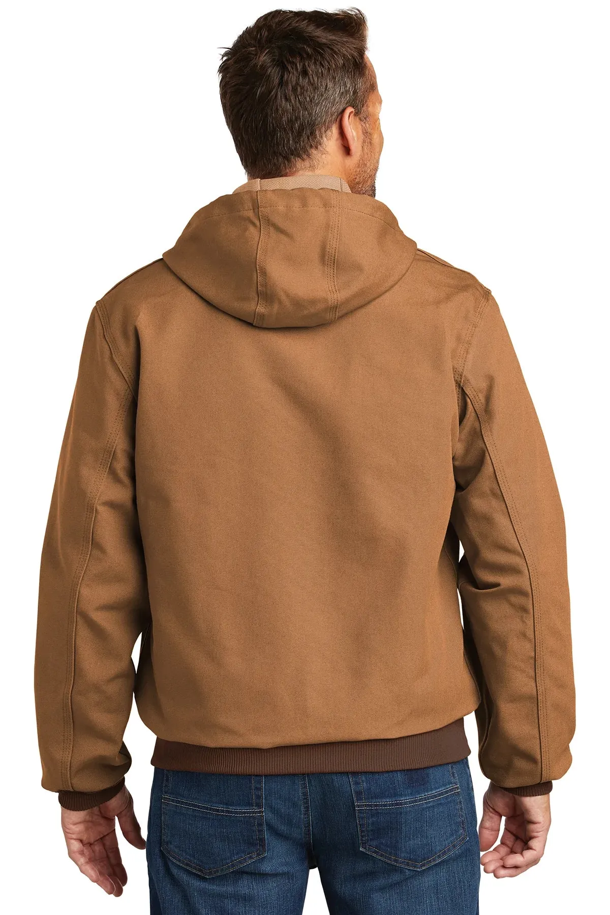 Carhartt Tall Thermal-Lined Duck Custom Jackets, Carhartt Brown