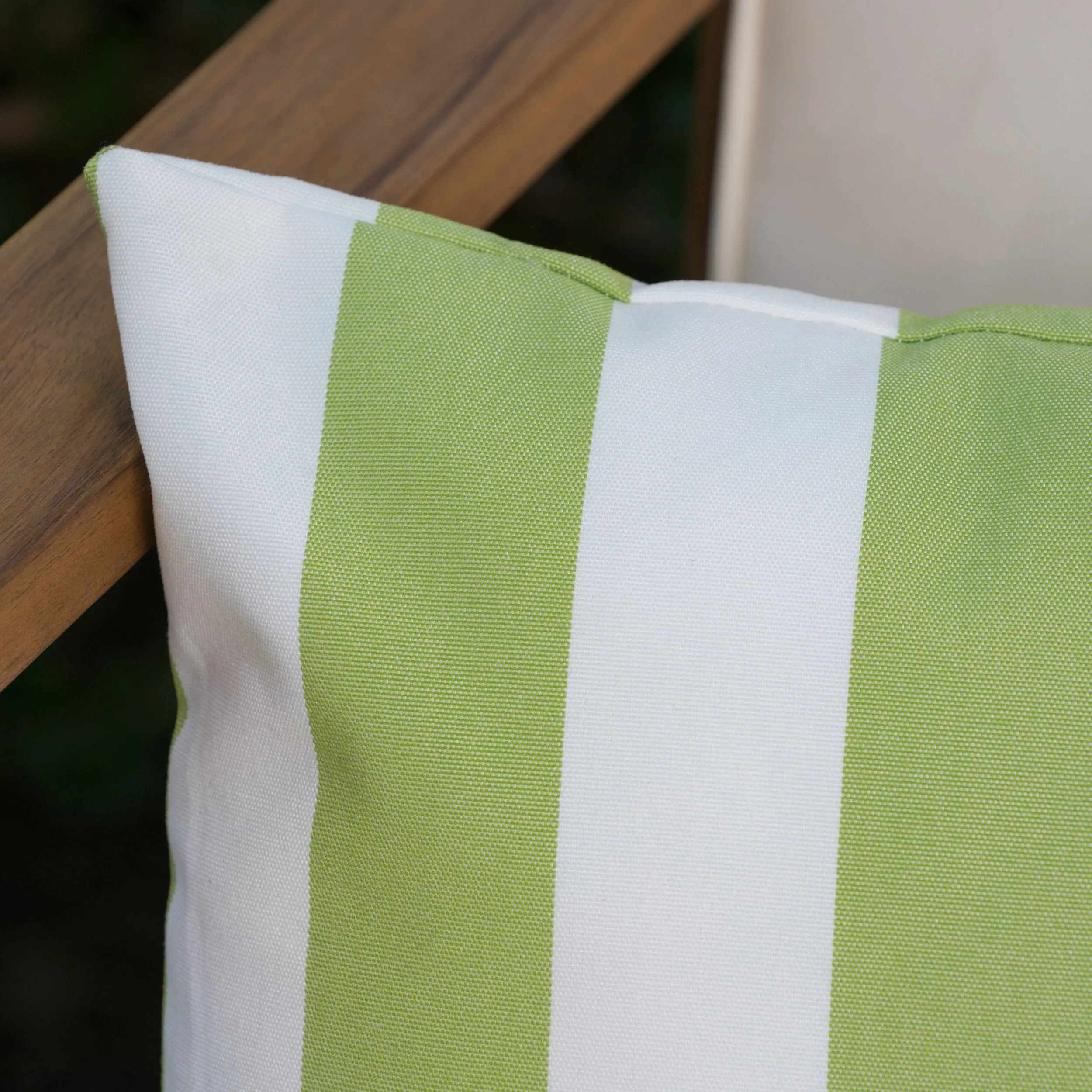 Coronado Outdoor Stripe Water Resistant Rectangular Throw Pillow