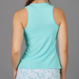 Cyan Fullback Tank Top (aqua)