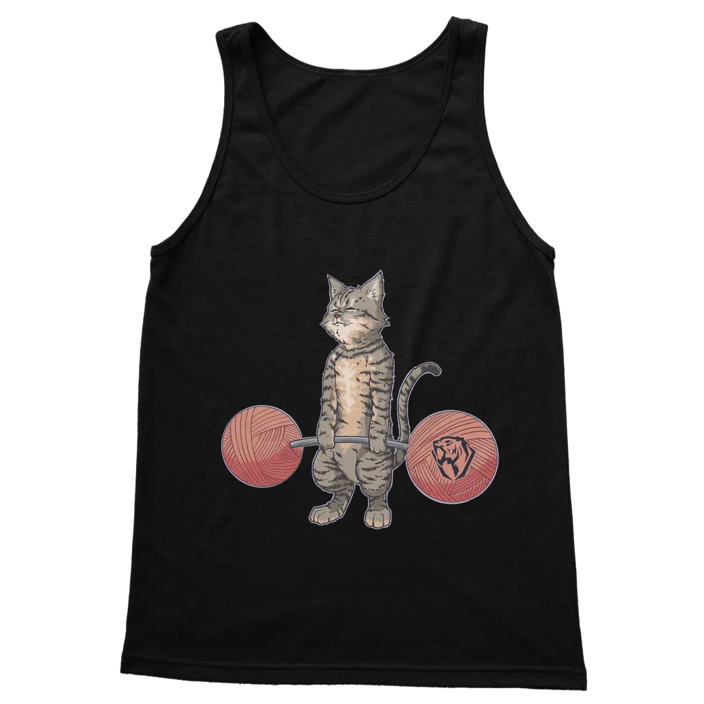 Deadlifting Tabby Cat Tank