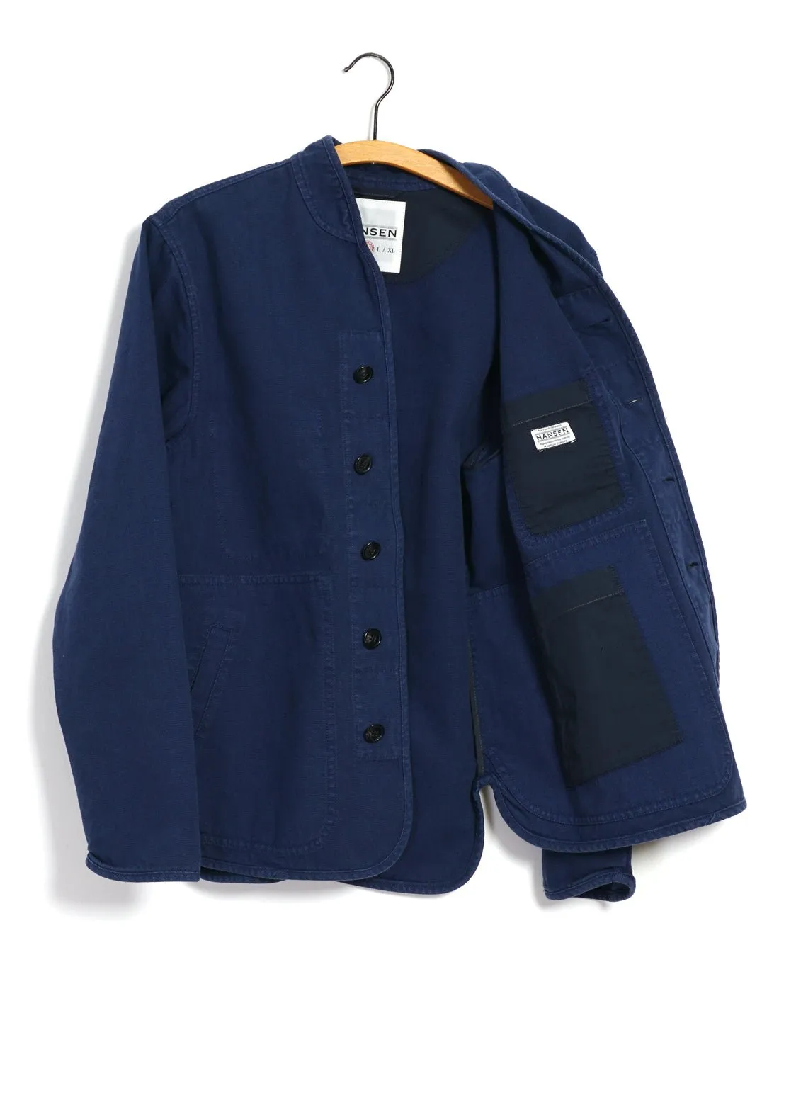 ERLING | Refined Work Jacket | Work Blue