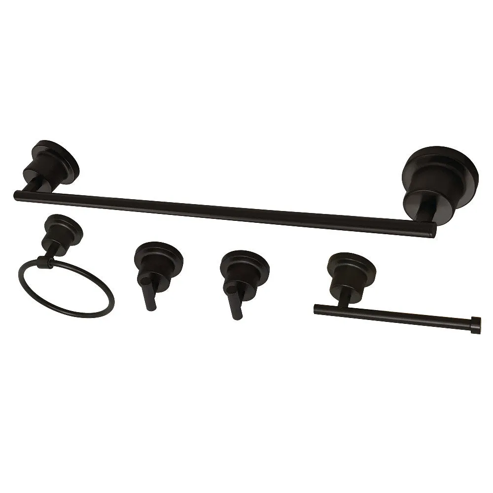 Kingston Brass Concord 5-Piece Bathroom Accessory Set