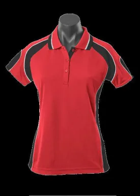 Ladies Murray Polo Red/Black