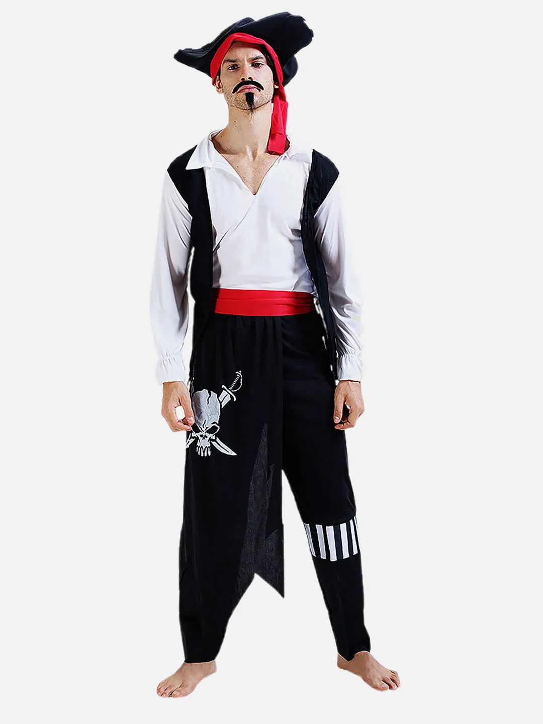 Little Surprise Box Pirates theme Adults Halloween Costume Dress Up - one size