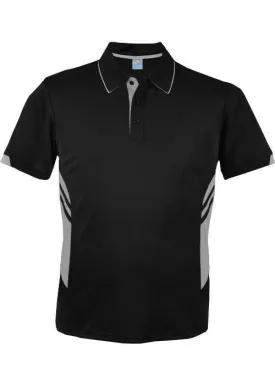 Mens Tasman Polo Black/Ashe