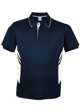 Mens Tasman Polo Navy/White