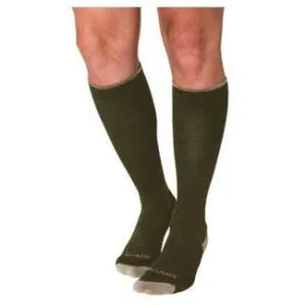 Merino Outdoor Socks, Calf, 15-20 mmHg, Small, Olive