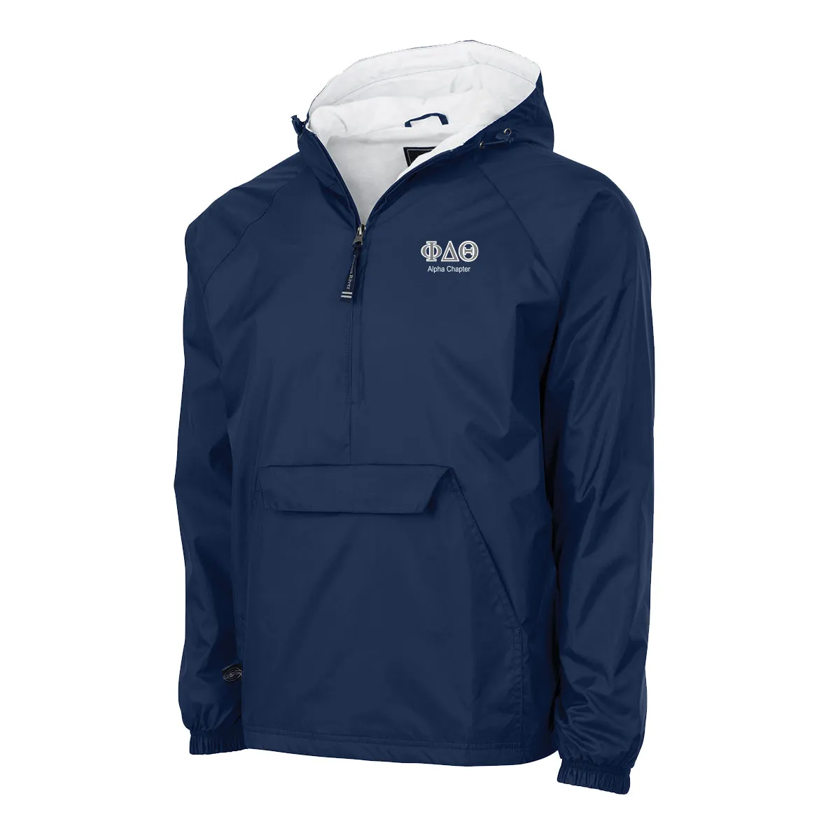 New! Phi Delt Classic 1/4 Zip Rain Jacket