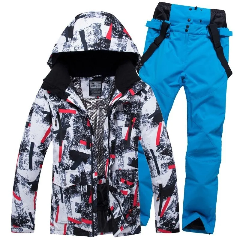 Outdoor Sports Snow Jackets Snowboarding Set