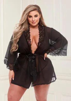 Shades of Sexy- Plus Size Robe-