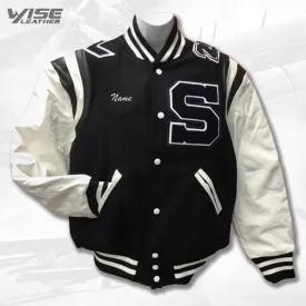 Stevenson High School Varsity Jacket in White