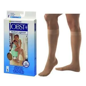 UltraSheer Knee-High, 15-20, Petite, Small, Closed, Natural