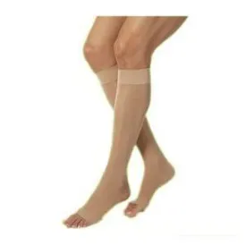 UltraSheer Knee-High Stockings, 20-30 mmHg, Petite, Large, Open Toe, Natural