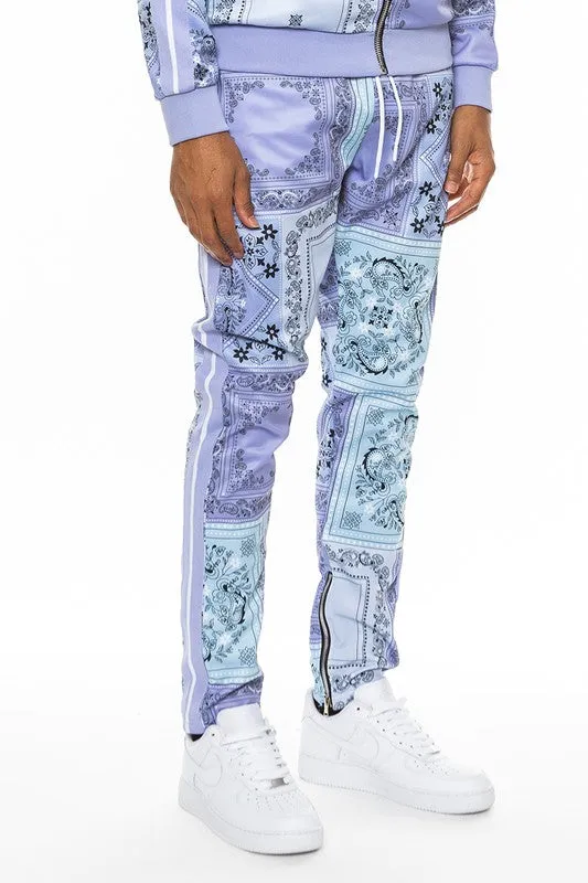 Weiv Paisley Bandana Print Track Pants