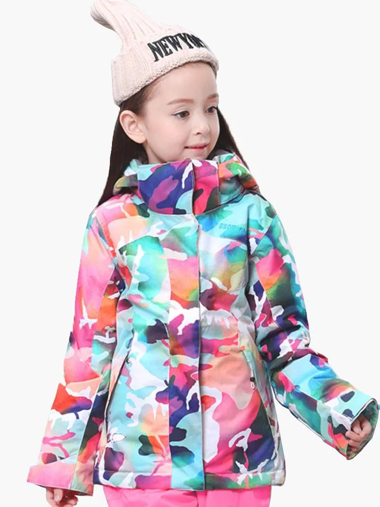 Winter Warm Girls Colorful Ski Jackets&Snowboard Jackets