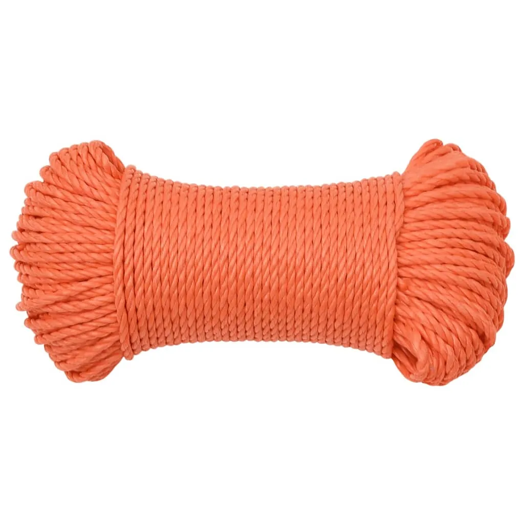 Work Rope Orange 3 mm 500 m Polypropylene